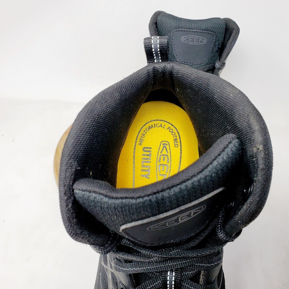 KEEN Vista Energy Mid Boots Mens 10 EE WIDE Black Carbon Safety Toe Work Shoe EH - Picture 5 of 14